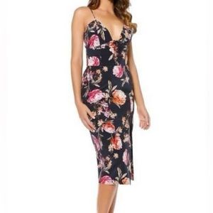 Nicholas Lucile Floral Corset Bra Dress Size 10